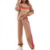 Retro Rainbow Stripe Lounge Set