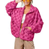 Chouyatou Plaid Sherpa Button Jacket