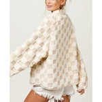 Chouyatou Plaid Sherpa Button Jacket