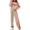 Retro Rainbow Stripe Lounge Set