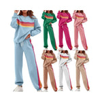 Retro Rainbow Stripe Lounge Set