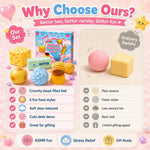 Fun Crunchy Squishy Stress Relief Set, Sensory Fidget Toys