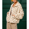 Chouyatou Plaid Sherpa Button Jacket