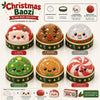 New Santa Claus Elk Dumpling Shape Stress Relief Squeeze Toy Christmas Party Favor Toys Gifts For Adult