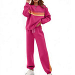 Retro Rainbow Stripe Lounge Set