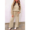 Plaid Colorblock Loungewear Set